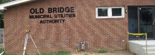 replacing the lettering